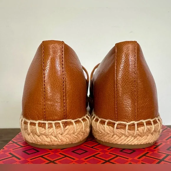 New Tory Burch Eleanor Espadrilles in Bourbon Size 7